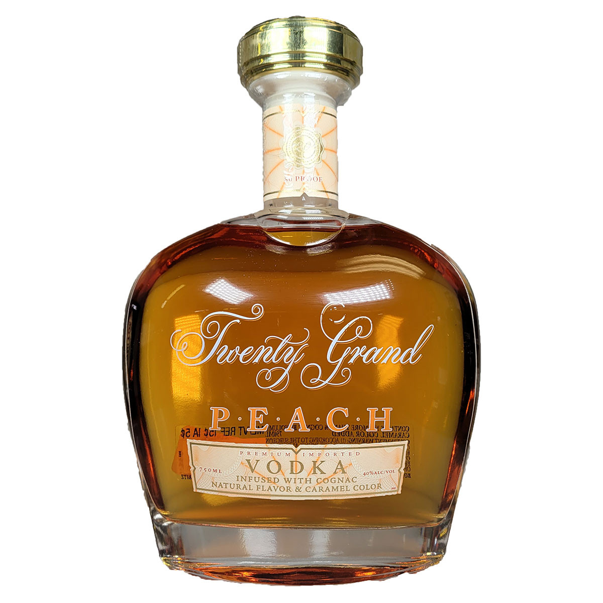 Twenty Grand Peach and Cognac Infused Vodka