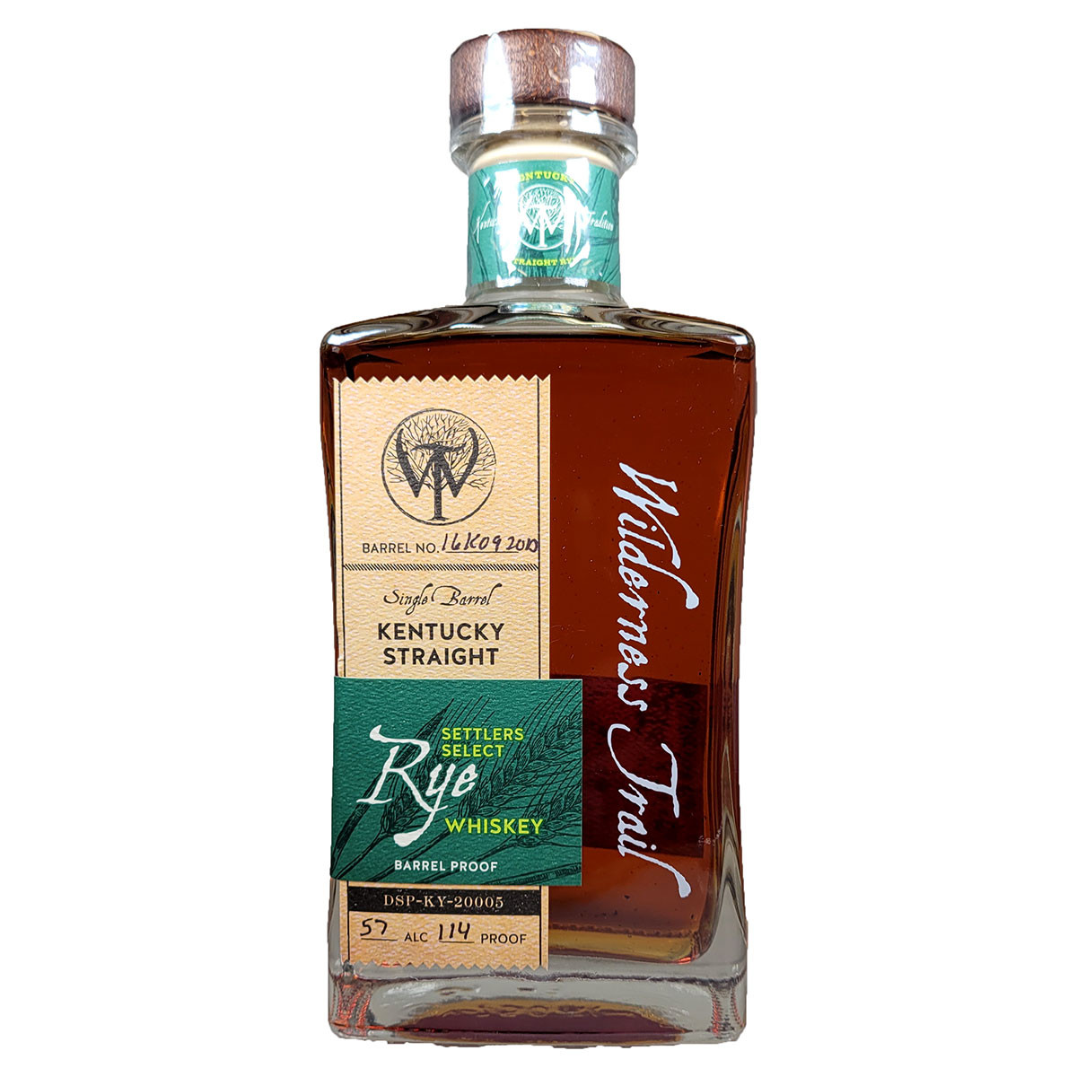 Wilderness Trail Cask Strength Single Barrel Kentucky Straight Rye