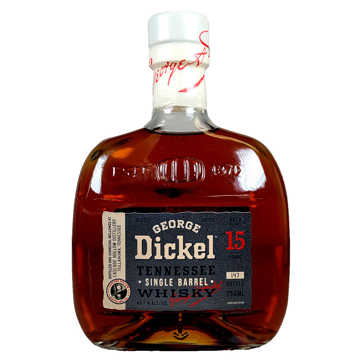 GEORGE Dickel TENNESSEE Sour Mash Whisky George Dickel Sour Mash