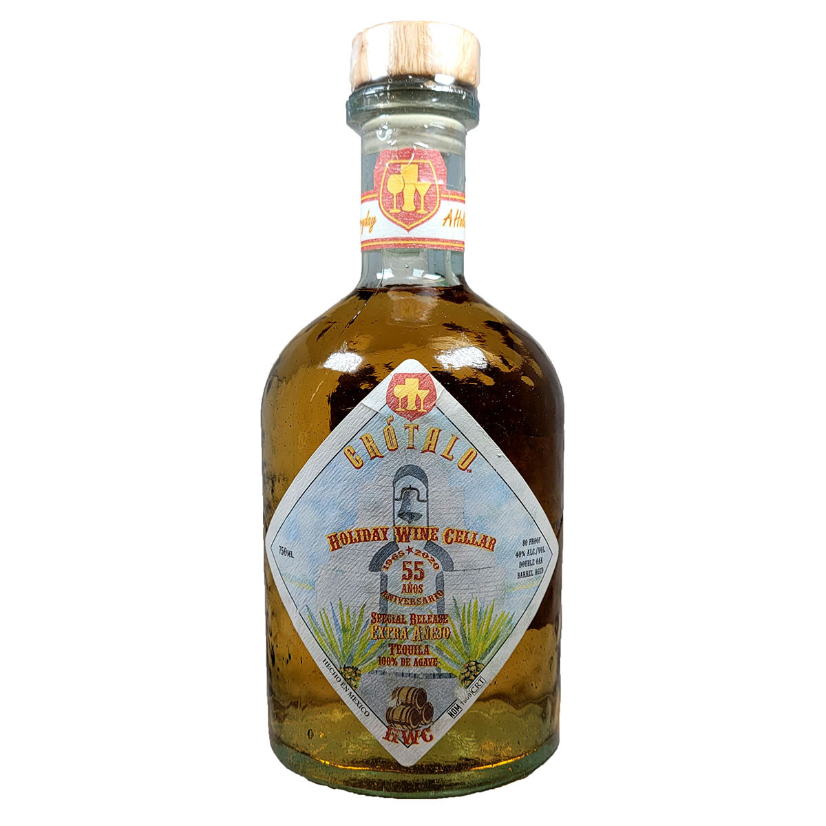 希少　E.colorata Tequila コロラータ テキーラ Crotalo Aniversario Holiday Wine Cellar Extra Anejo Tequila