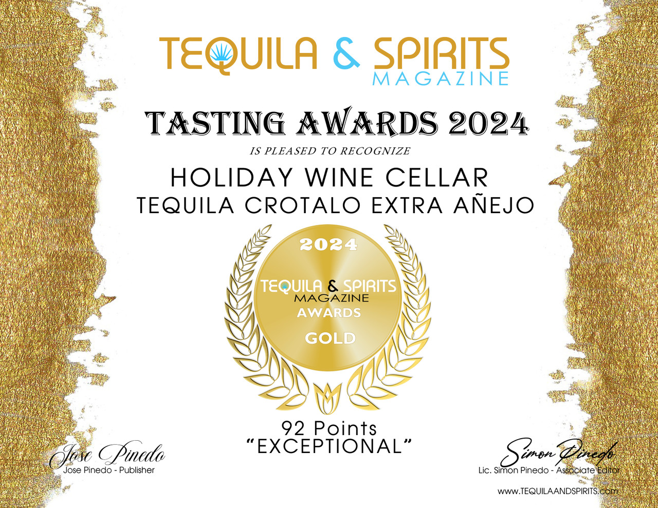 Crotalo Aniversario Holiday Wine Cellar Extra Anejo Tequila