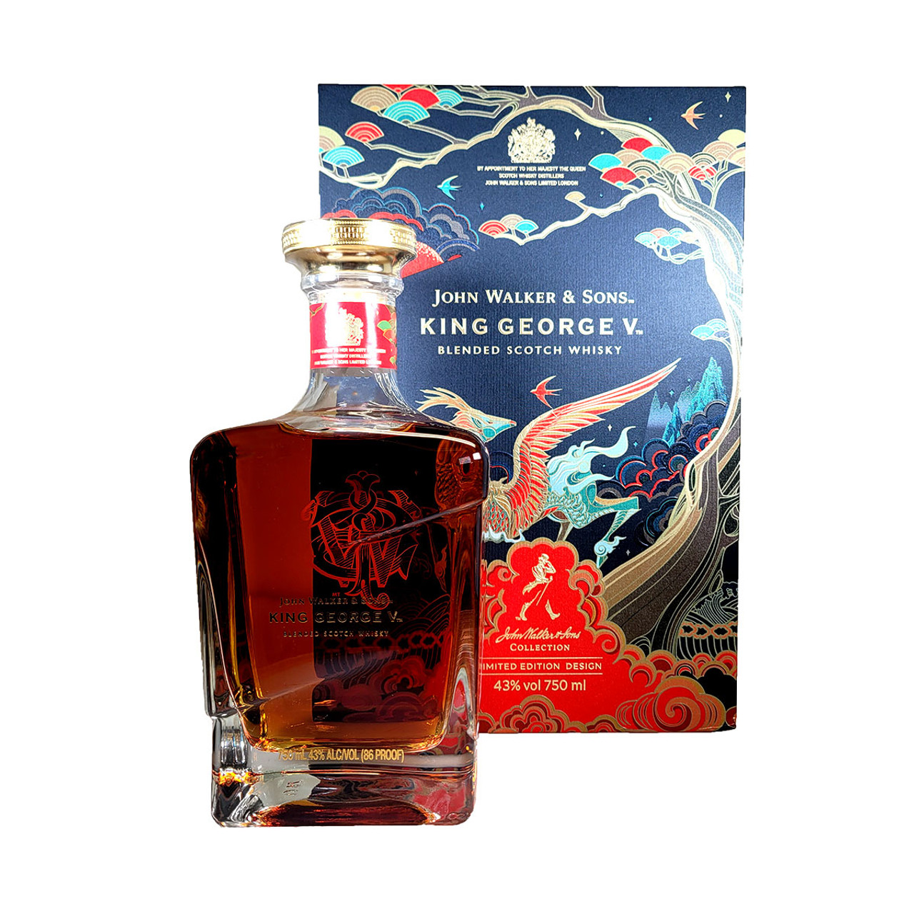 Johnnie Walker Blue Label King George V Edition - Holiday Wine Cellar