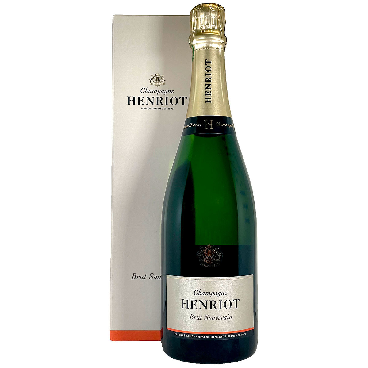 Henriot Brut Souverain Champagne w/ Gift Box