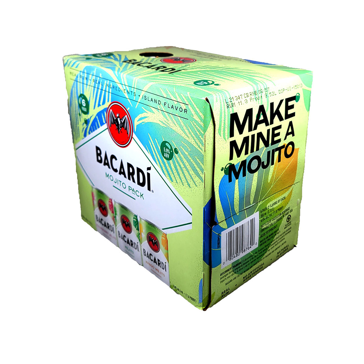 barba Marcado Fruta vegetales Bacardi Strawberry Mojito & Mango Mojito Combo Ready-To-Drink 4-Pack Can -  Holiday Wine Cellar