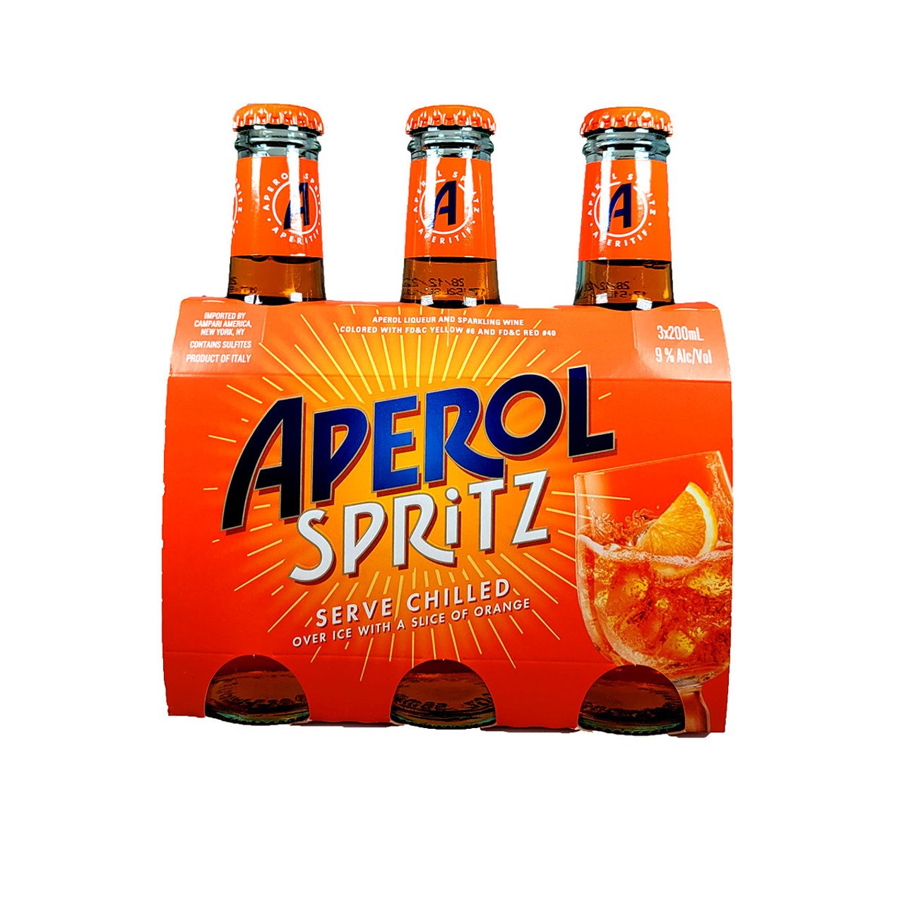 Aperol Spritz Ready-To-Drink 3-Pack Bottle - Holiday Wine Cellar