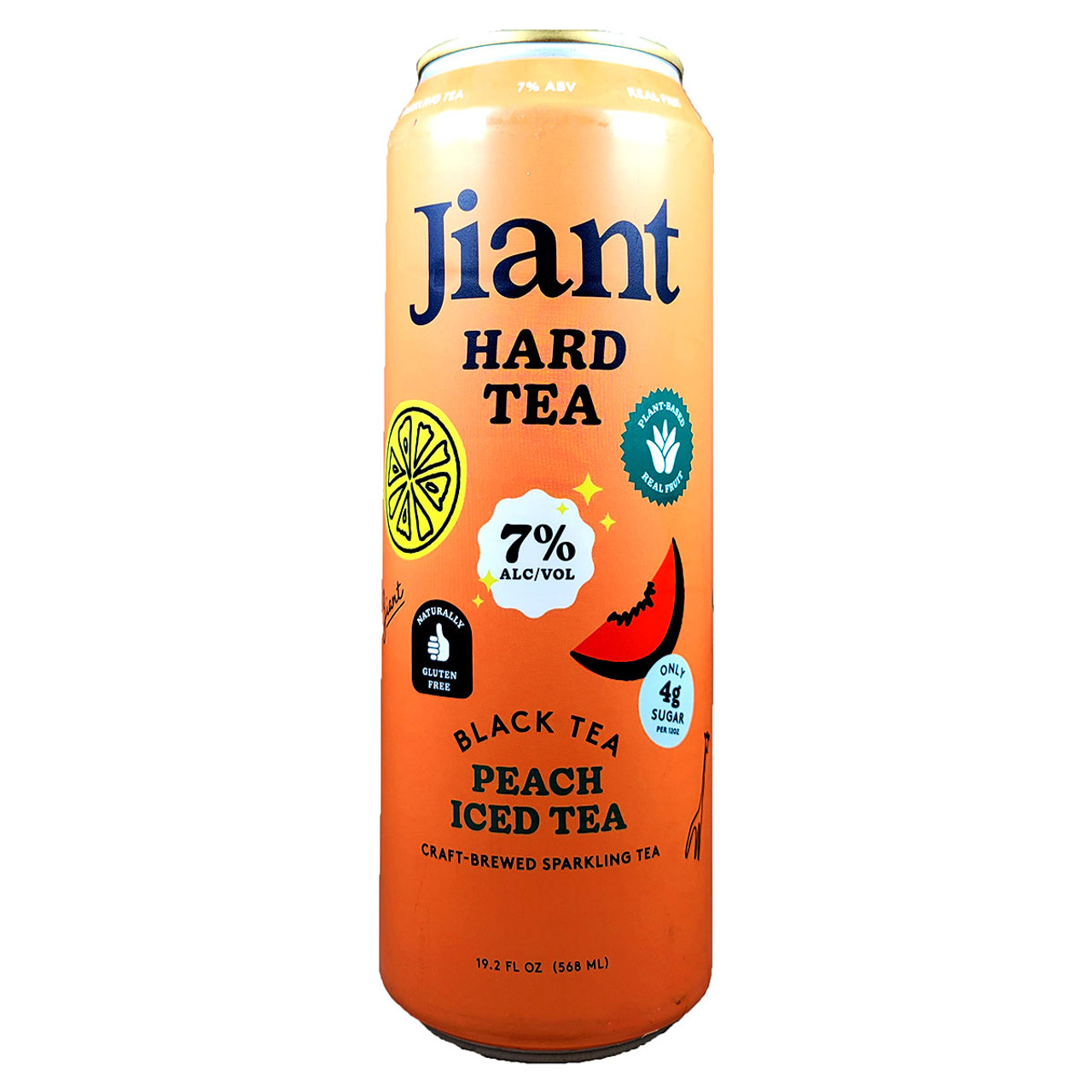 Jiant Hard Tea Peach 19.2oz Can - Holiday Wine Cellar