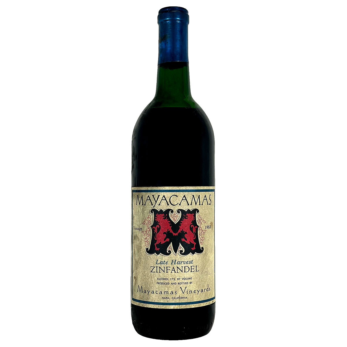 Mayacamas 1968 Late Harvest Zinfandel