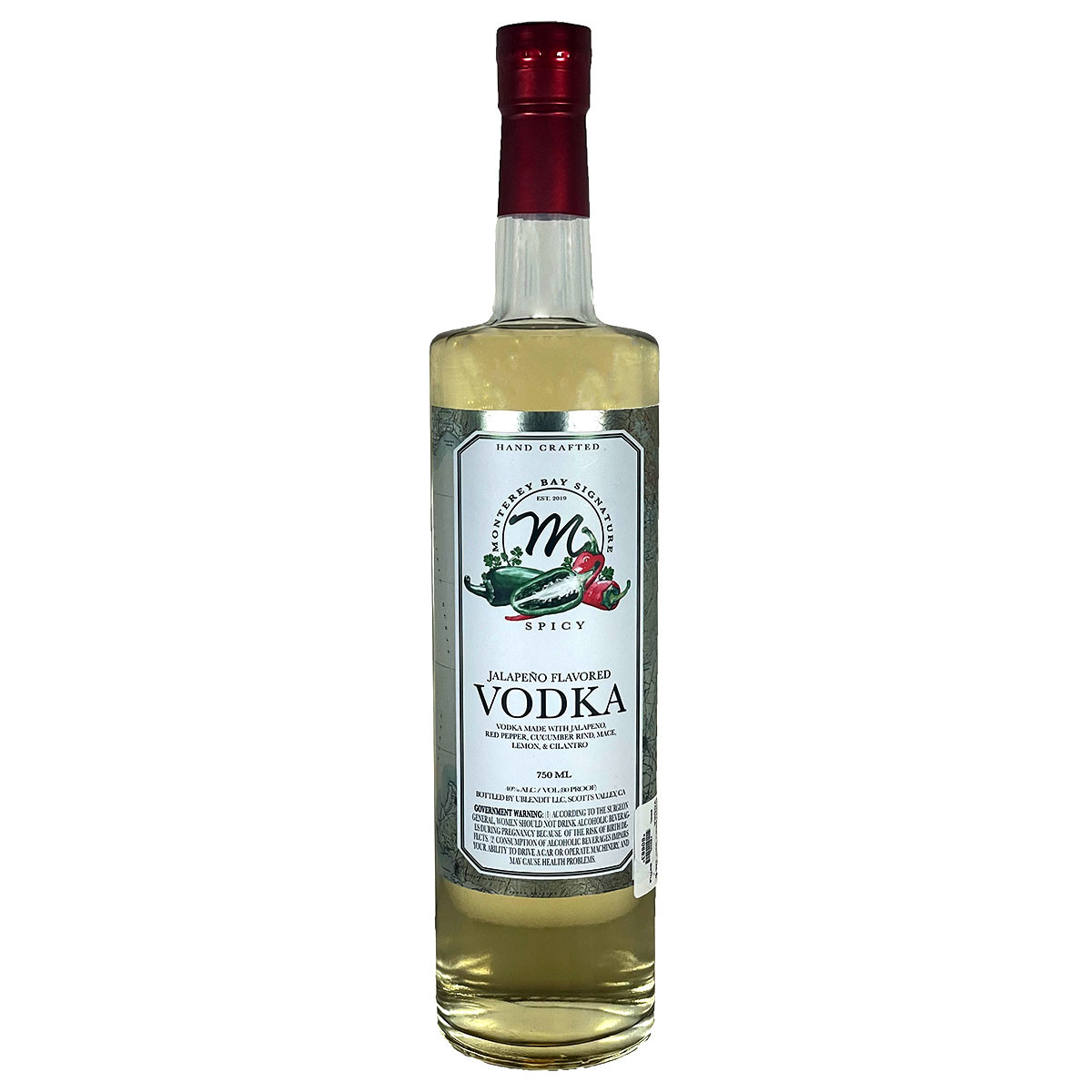 Monterey Bay Jalapeno Flavored Vodka