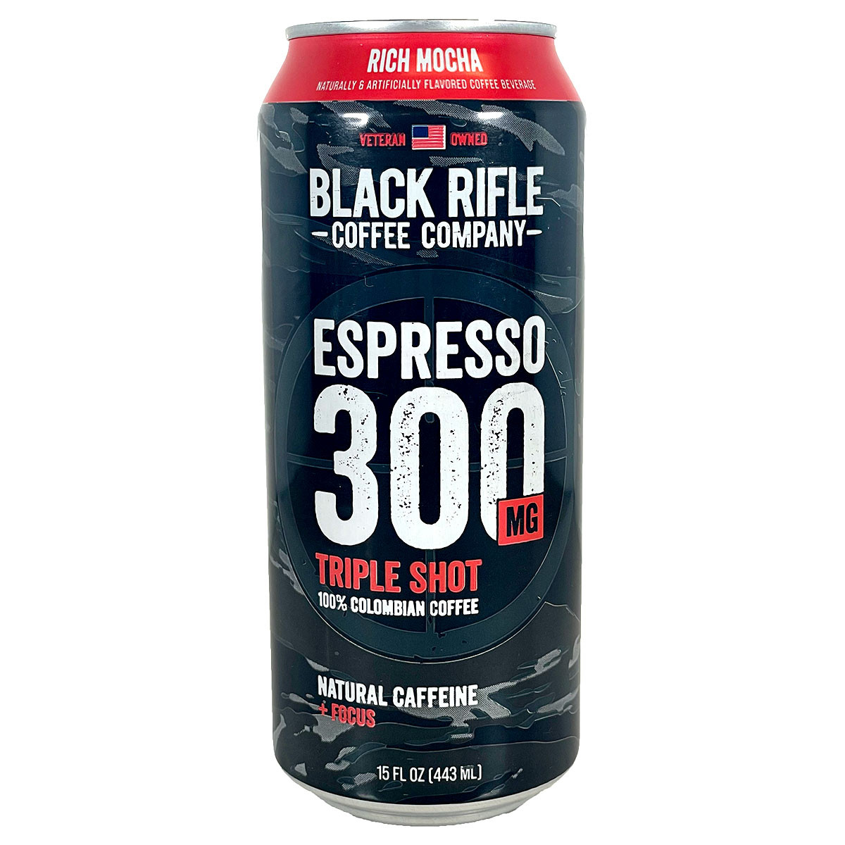 Black Rifle Coffee Company Rich Mocha Espresso 300MG Triple Shot Can