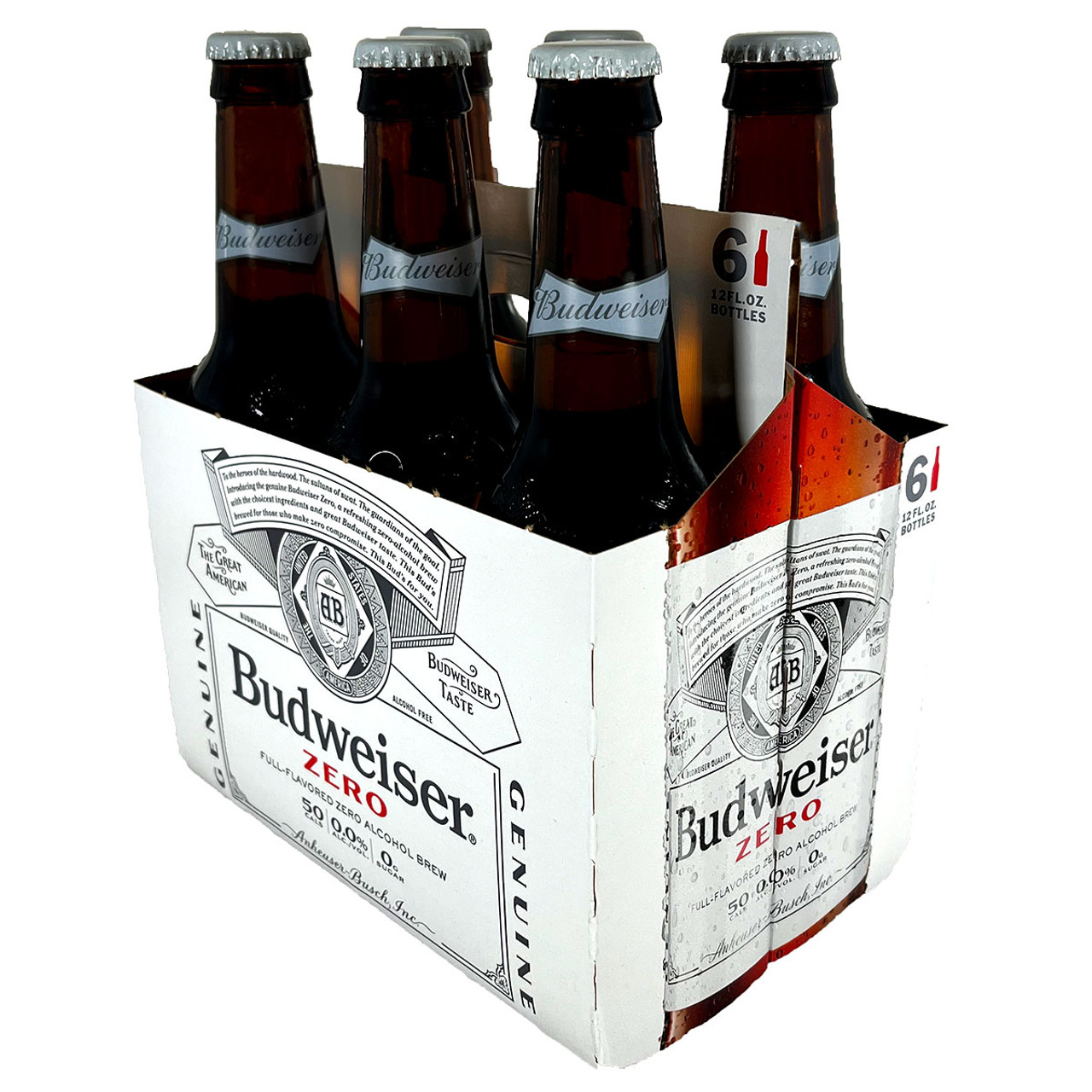 Bud Zero Non Alcoholic 6Pack Holiday Wine Cellar