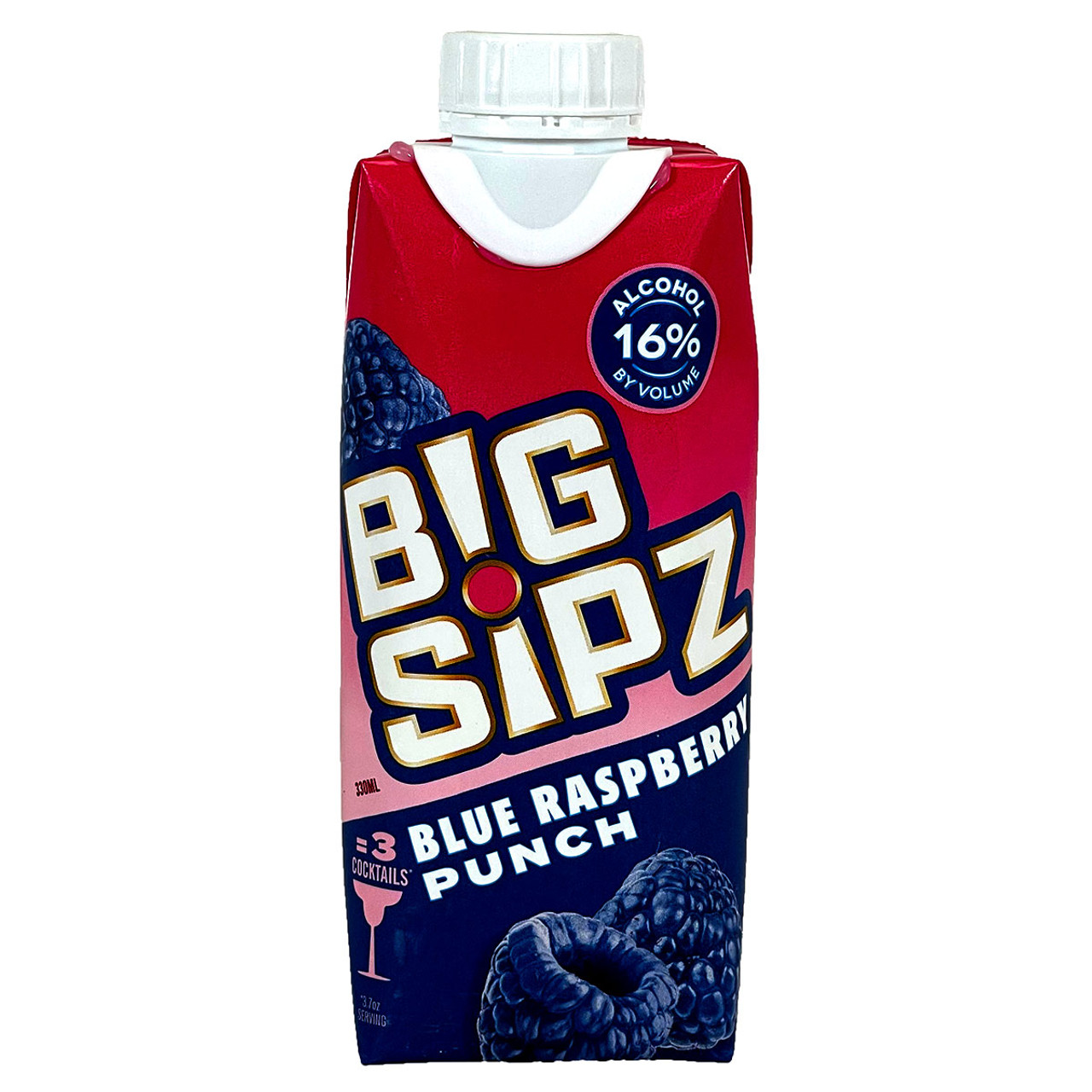 Big Sipz Blue Raspberry Punch Malt Beverage - Holiday Wine Cellar