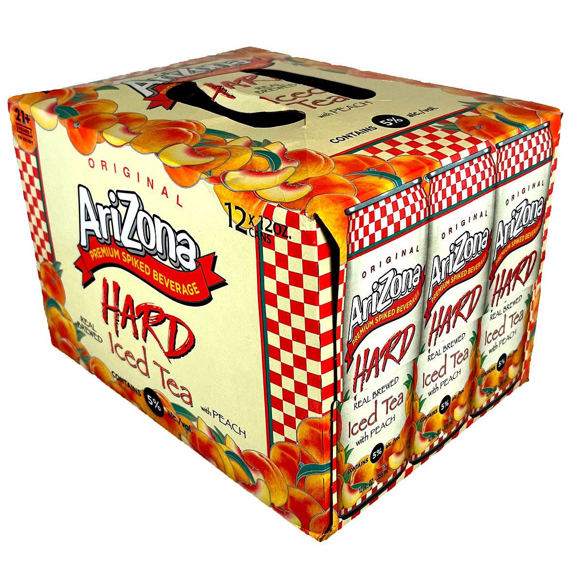 AriZona Hard Peach Iced Tea 12-Pack Can