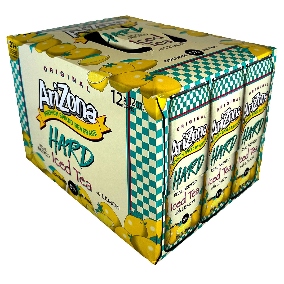 ＡＬＣダイアモンドソー AriZona Hard Lemon Iced Tea 12-Pack Can