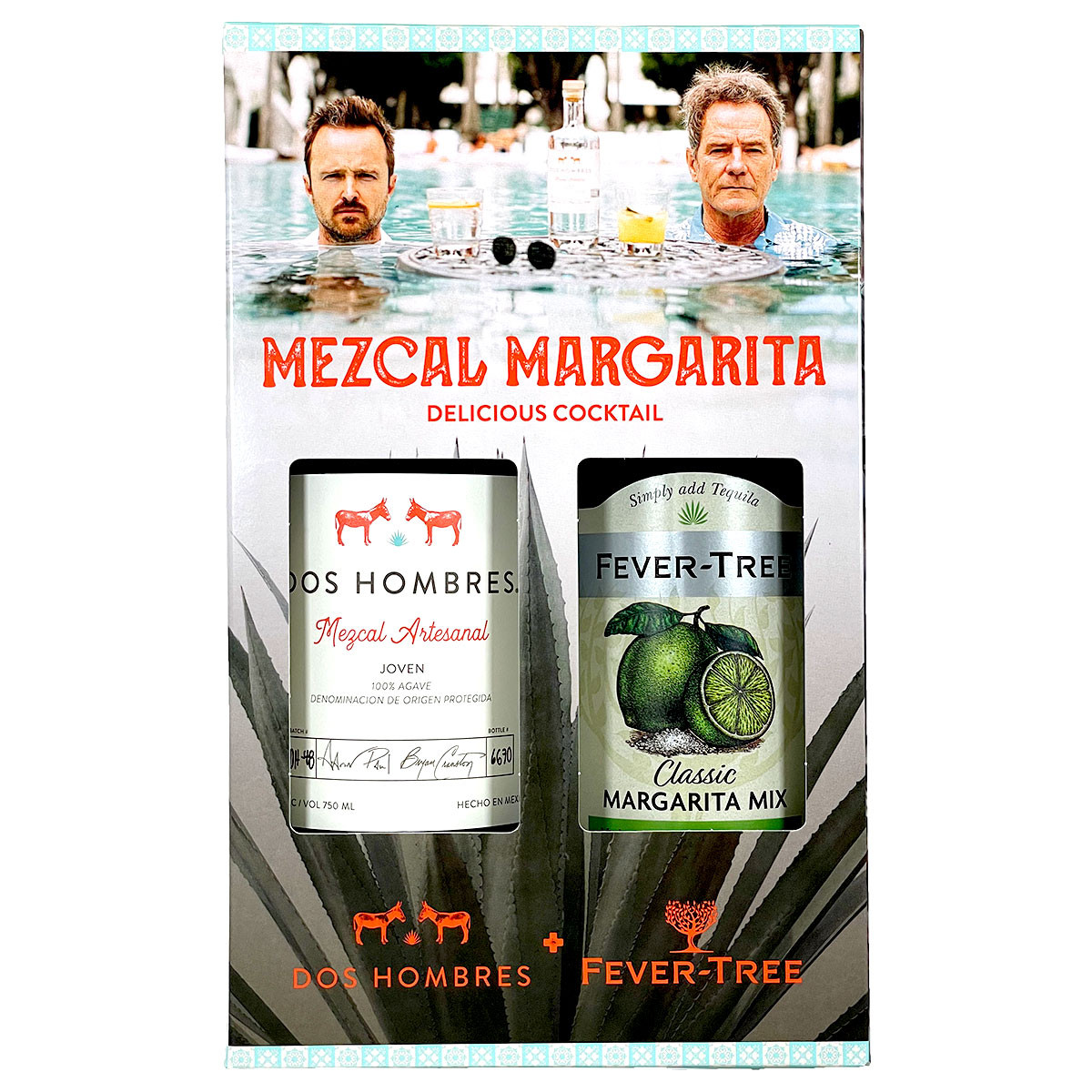 Dos Hombres Mezcal Gift Pack With Fever Tree Margarita Mix
