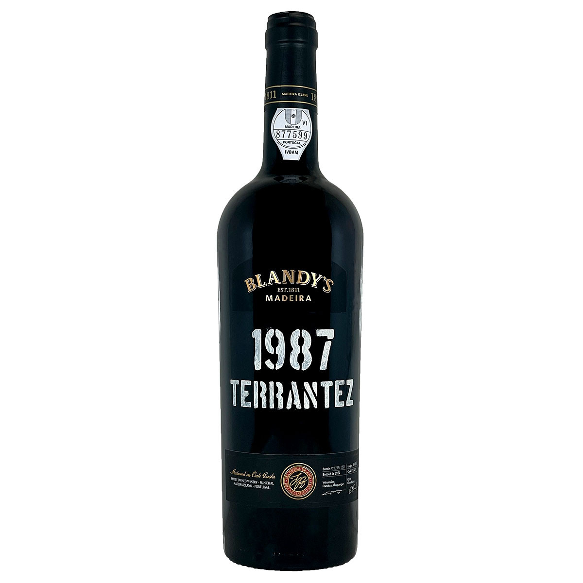 Blandy's 1987 Terrantez Medium Rich Madeira