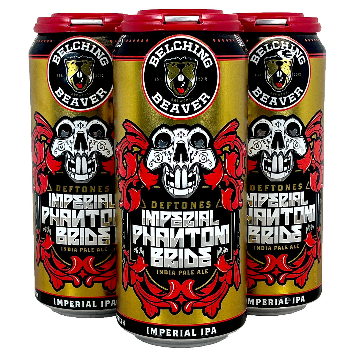 Belching Beaver Deftones Imperial Phantom Bride IPA 4-Pack Can