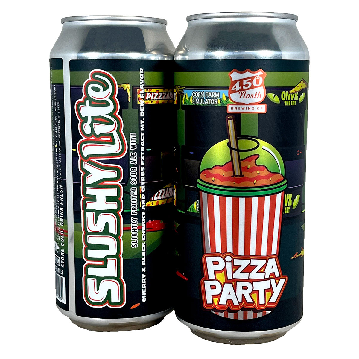 450 North Pizza Party Slushy Lite Gluten-Free Slightly Fruited