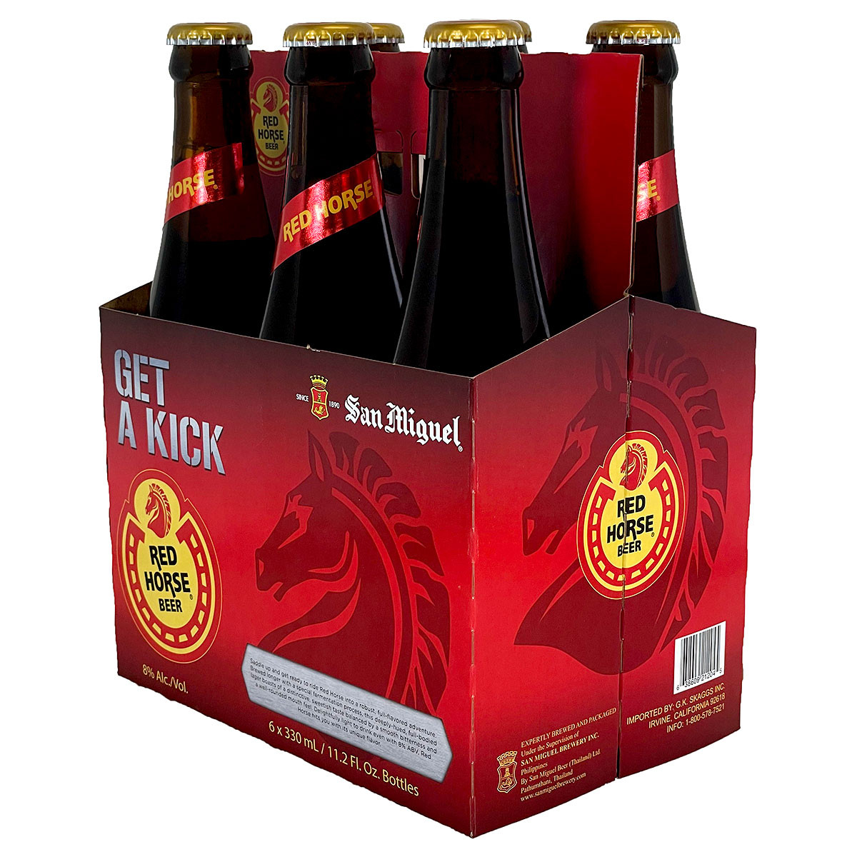 San Miguel Red Horse Beer 6-Pack