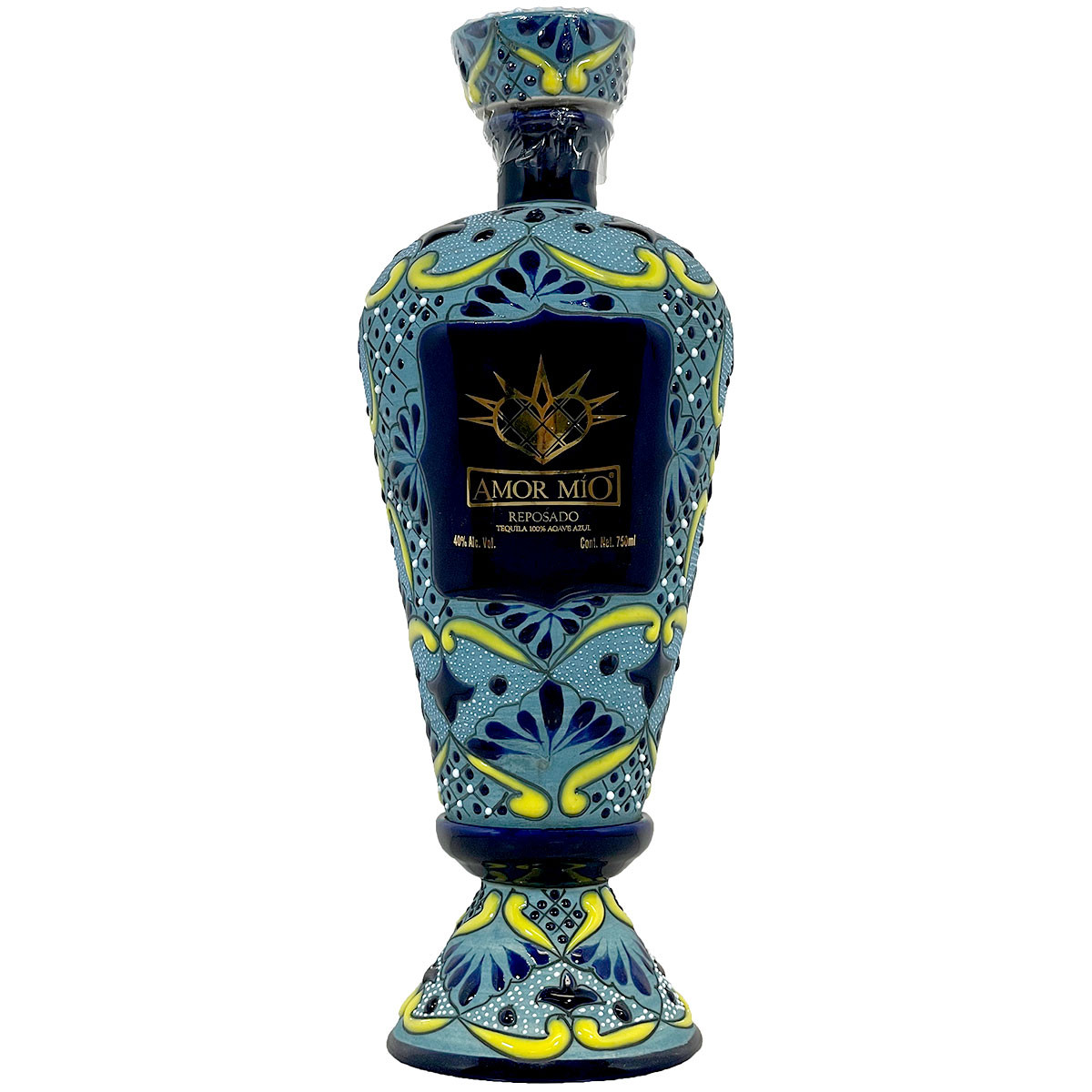 Amor Mio Reposado Tequila Ceramic Bottle