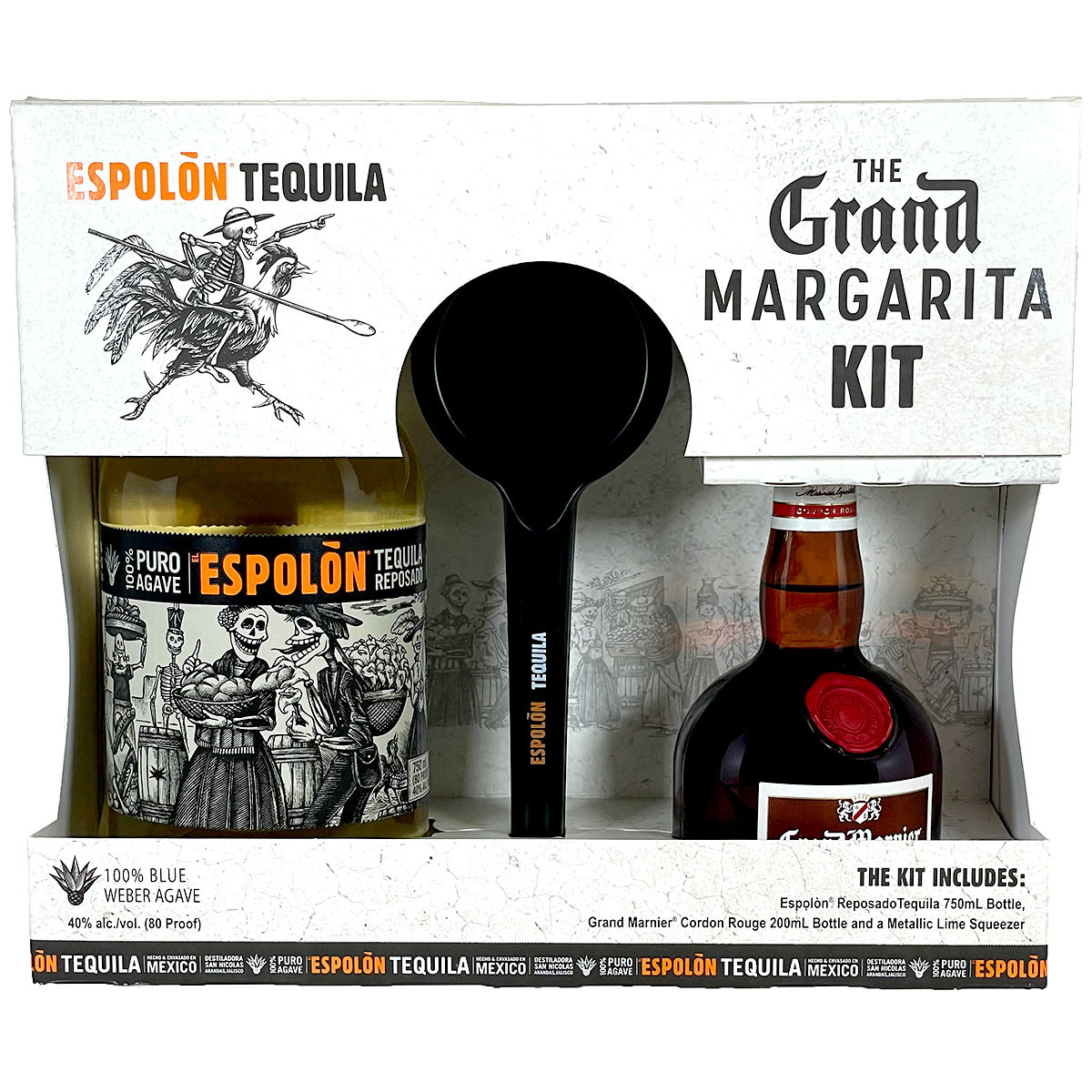 テキーラ 4本セット Don Julio Espolon Espolon Reposado Gift Pack With 200ml Grand Marnier