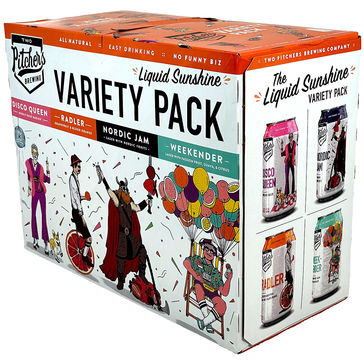 Two Pitchers The Liquid Sunshine Variety 12-Pack Can