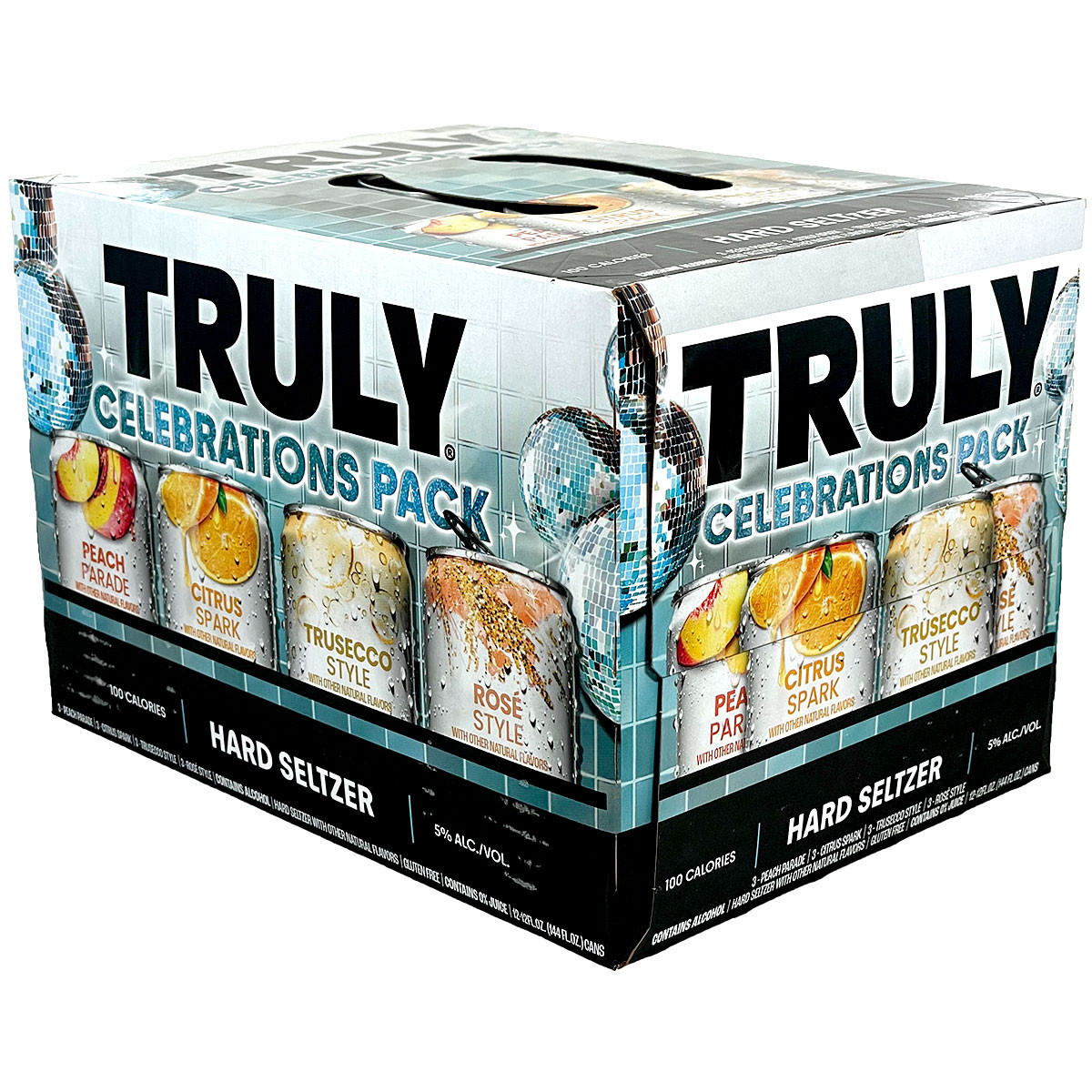 TRULY ハードセルツァー アルコール8% 12缶入り Truly Hard Seltzer Celebrations Variety 12-Pack Can