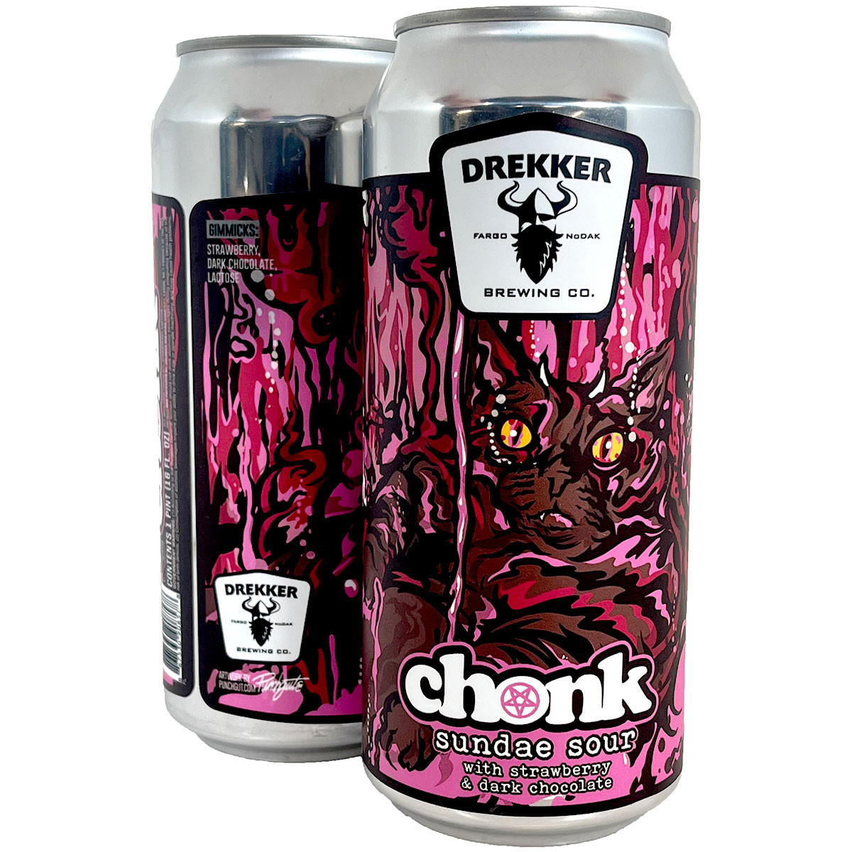 Drekker Chonk Strawberry & Dark Chocolate Sundae Sour Can