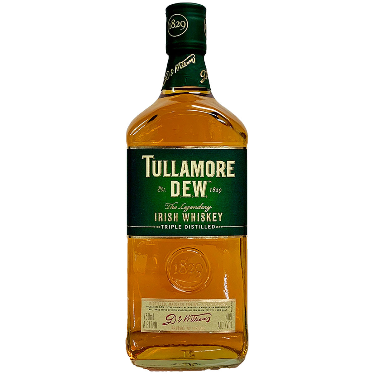 Irish Whiskey Tullsmore dew 古酒、箱なし未開栓 Tullamore Dew Irish Whiskey