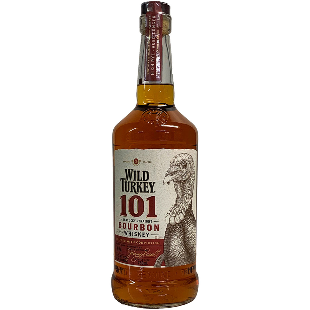 WHISKEY WILD TURKEY 101 - 70CL - KENTUCKY STRAIGHT BOURBON - Top