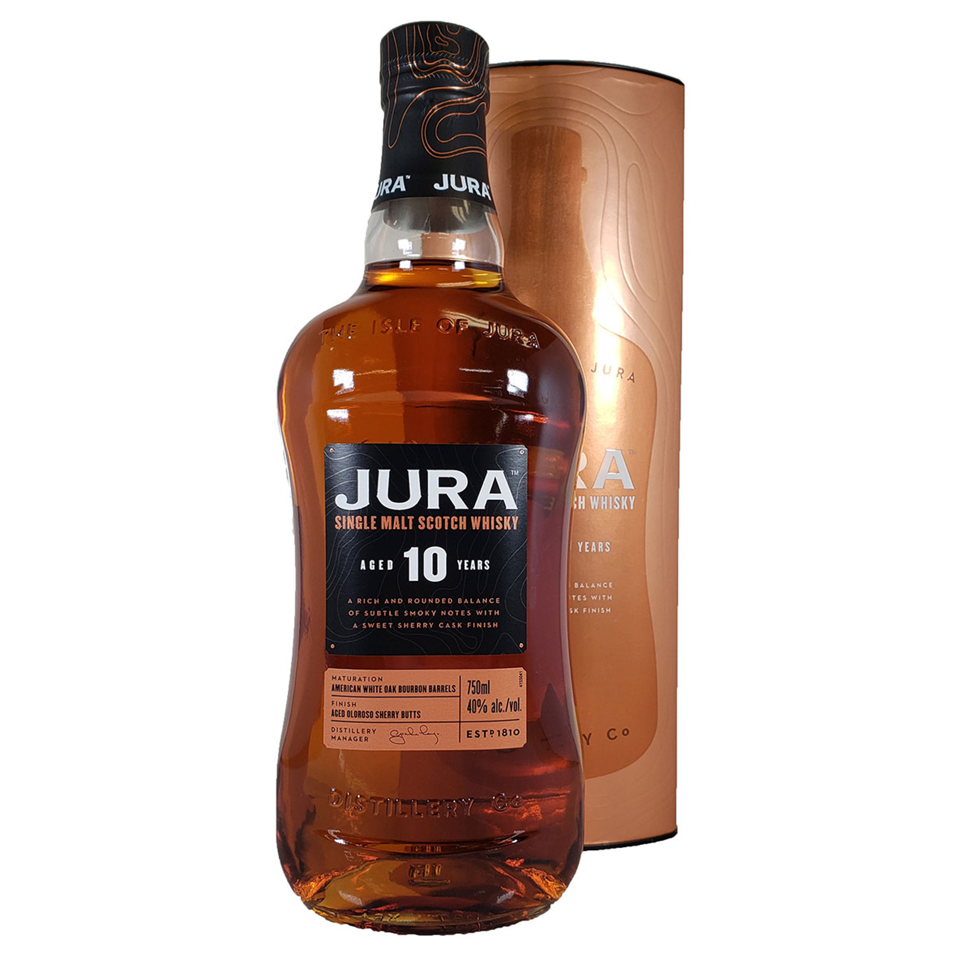 Jura 10 Year Single Malt Scotch Whisky Holiday Wine Cellar