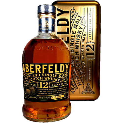 Aberfeldy 12 Year Old Single Malt Scotch Whiskey