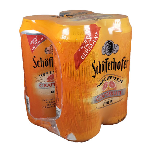 Schofferhofer Grapefruit Hefeweizen Radler 4-Pack Can