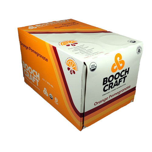 Boochcraft Orange Pomegranate Beet Kombucha 6-Pack Can