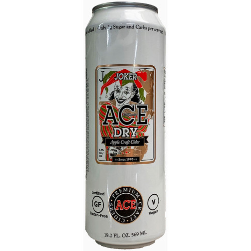 Ace Joker Dry Apple Craft Cider Tall Can