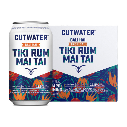 Cutwater  Bali Hai Tiki Rum Mai Tai Ready-To-Drink 4-Pack Can