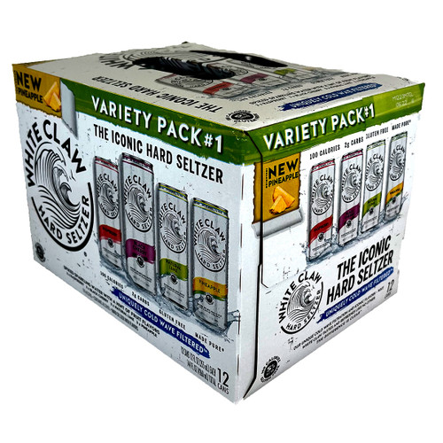 White Claw Hard Seltzer Variety Pack No. 1 12-Pack Can