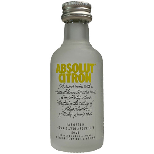 Absolut Citron Vodka 50ml