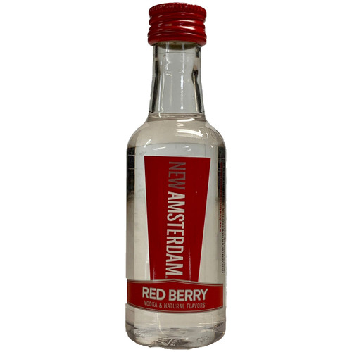 New Amsterdam Red Berry Flavored Vodka 50ml