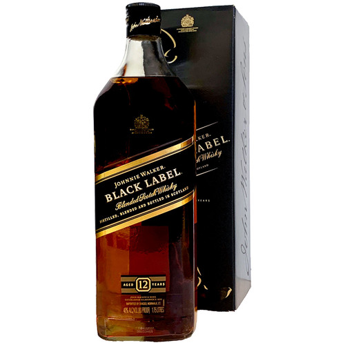 Johnnie Walker Black Label Blended Scotch Whisky 1.75L