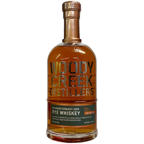 Woody Creek Straight Rye Whiskey