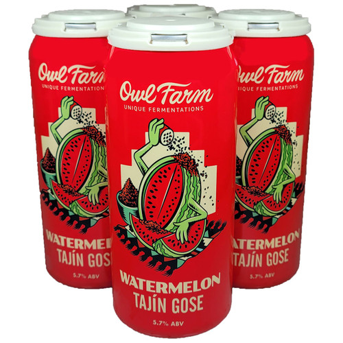 Owl Farm Watermelon Tajin Gose 4-Pack Can