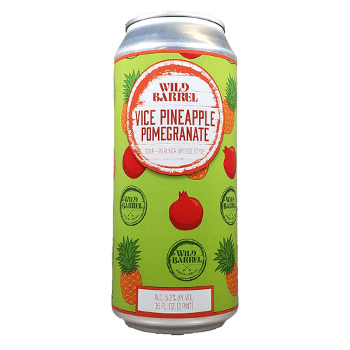 Wild Barrel Vice Pineapple Pomegranate Berliner Weisse Style Sour Ale Can