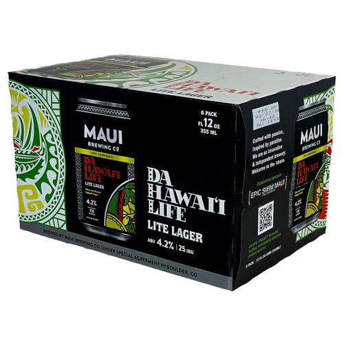 Maui Da Hawai'i Life Lite Lager 6-Pack Can