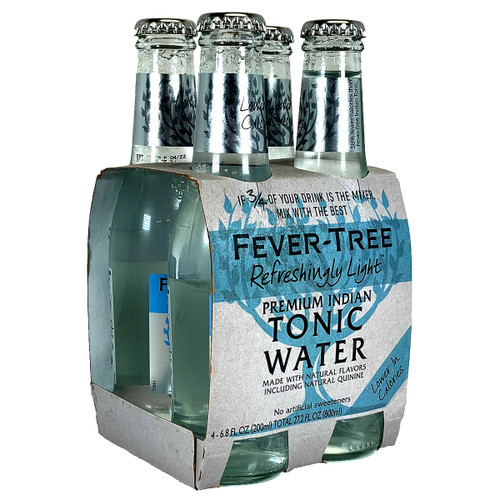 Fever Tree Refreshingly Light Indian Tonic Water 4-Pack