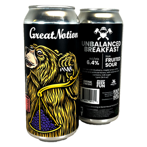 Great Notion Unbalanced Breakfast Tart Ale Can