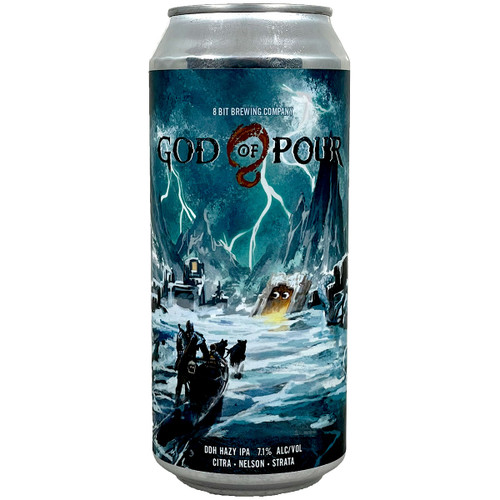 8 Bit God Of Pour DDH Hazy IPA Can
