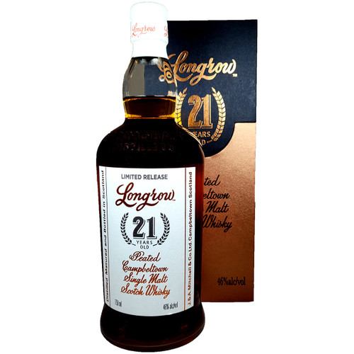 Longrow 21 Year Campbeltown Single Malt Scotch
