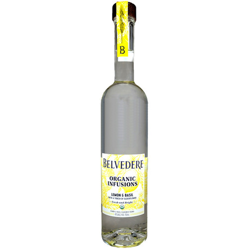 Bevedere Organic Infusions Lemon & Basil Vodka