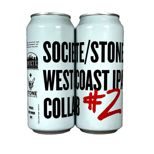 Societe / Stone West Coast IPA Collaboration Can