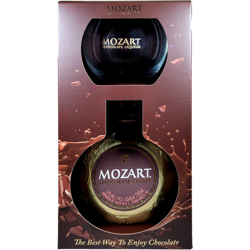 Mozart Chocolate Cream Liqueur Gift Pack With Tumbler